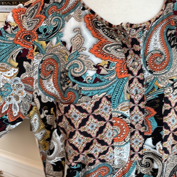 Print high/low tunic - Picture 2 of 2